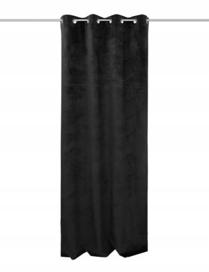 Zasłona VELVET 137 x 260 cm MHA0-47 Czarny
