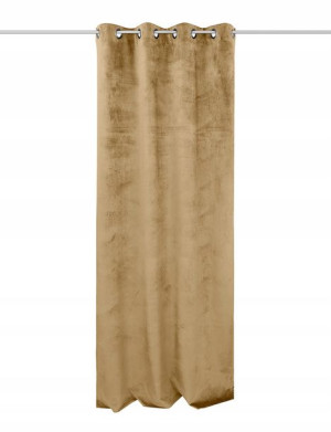 Zasłona VELVET 137 x 260 cm MHA0-47 Beżowy jasny