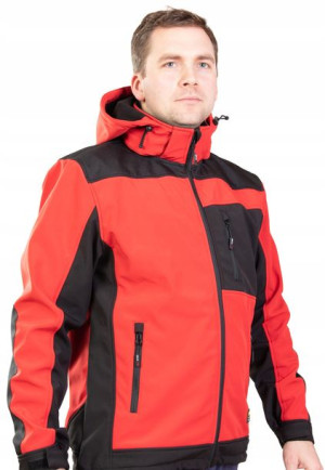 Kurtka typu softshell ciepła mocna membrana 4XL