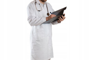 Fartuch laboratoryjny medyczny męski mocny