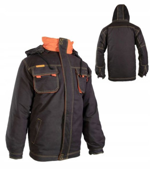 Kurtka ocieplana 100% bawełna zimówka mocna r. 3XL