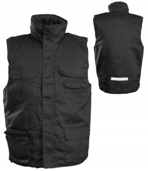 Kamizelka Ocieplana 7 Kieszeni Robocza Bezrękawnik