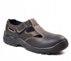 Sandały robocze letnie buty ochronne skóra S1
