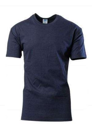 T-shirt Koszulka Męska Bawełna Granatowa