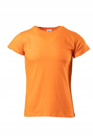 T-shirt Koszulka Męska Bawełna Pomarańczowa