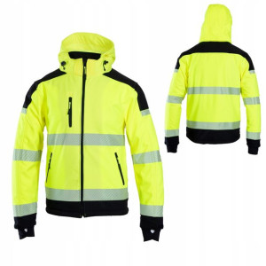 Kurtka robocza bluza odblaskowa Softshell Flash