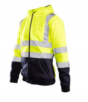 Bluza odblaskowa ostrzegawcza z kapturem Flash