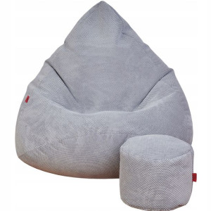 Mega Worek Sako + Gratis | Pufa Pluszowa Dot Xxxxl