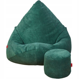 Mega Worek Sako + Gratis | Pufa Pluszowa Dot Xxxxl