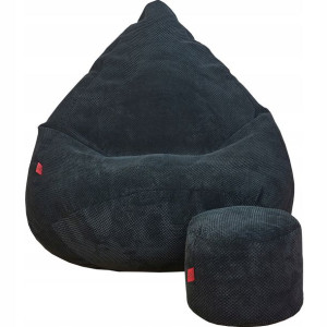 Mega Worek Sako + Gratis | Pufa Pluszowa Dot Xxxxl