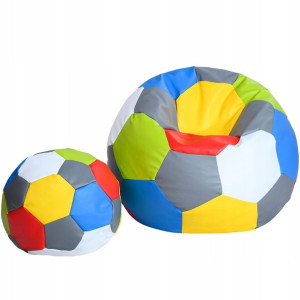 Pufa Piłka Xxxxl + Gratis | Mega Worek Sako 90x90