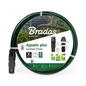 BRADAS AQUATIC PLUS Zestaw ssawno-tłoczny 7m - czarny