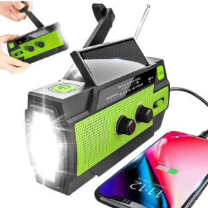 Przenośne Survivalowe Radio 5w1 z palenem solarnym