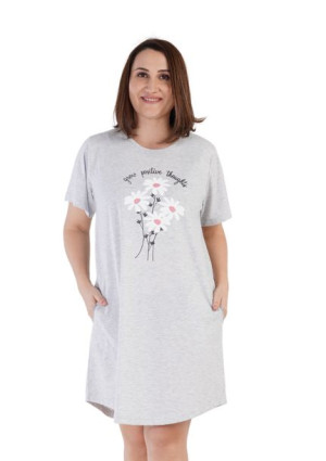 Koszula Nocna bawełniana 3XL +size Vienetta kieszenie