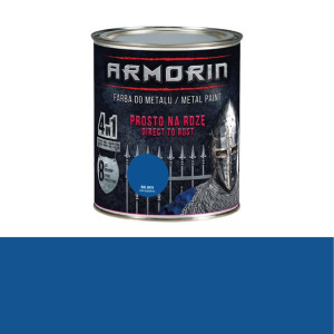 Farba antykorozyjna ARMORIN niebieska 5010 0.7l MOCNA I TRWAŁA 8L OCHRONY