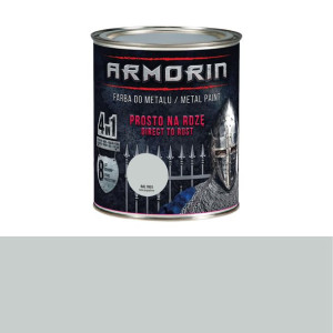 Farba antykorozyjna ARMORIN jasny szary 7035 0.7l MOCNA I TRWAŁA 8L OCHRONY