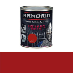 Farba antykorozyjna ARMORIN ceglasty 8004 0.7l MOCNA I TRWAŁA 8L OCHRONY