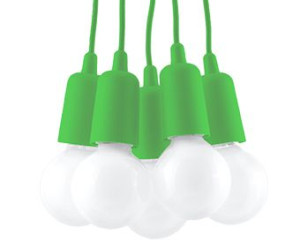 Diego 5 lampa wisząca zielona SL.0583 Sollux