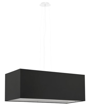 Santa 80 lampa wisząca czarna SL.0780 Sollux