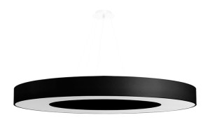 Saturno slim 90 lampa wisząca czarna SL.0798 Sollux