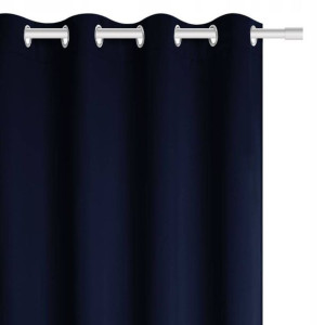 Zasłona 140x250 Blackout Przelotki Hold Granat