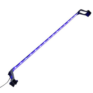 Lampa LED do akwarium, z zaciskami, 115-130 cm, niebiesko-biała