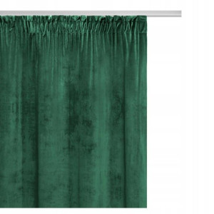Zasłona 140x270 Dekoracyjna Velvet Soft Butelkowa