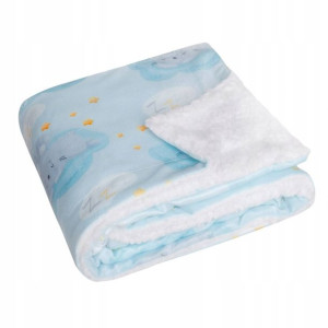 Kocyk Dzieciecy Dwustronny 80x100 Sherpa Milo 003