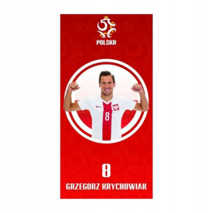 Ręcznik Kąpielowy Piłkarski PZPN Krychowiak 70x140