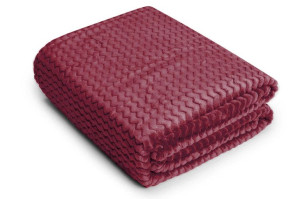 200x220 Koc Mikrofibra Wytłaczana Zygzak Pled Kapa
