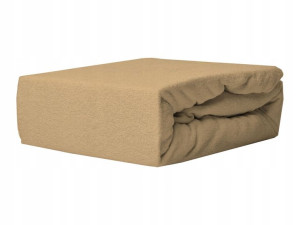 Prześcieradło Frotte z Gumką 60x120 Beż