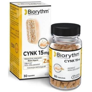 Biorythm Cynk 15 mg, kapsułki, 30 szt.