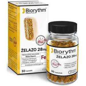 Biorythm Żelazo 28 mg, kapsułki, 30 szt.