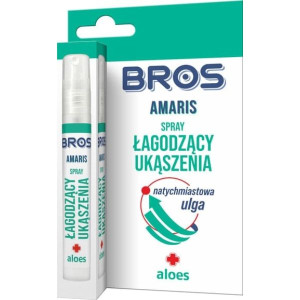 Bros Amaris, spray łagodzący ukąszenia, z aloesem, 8 ml