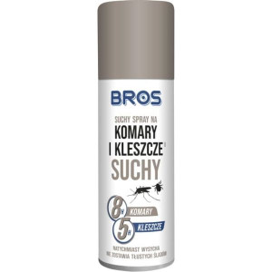 Bros, suchy spray na komary i kleszcze, 90 ml