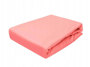 Prześcieradło z Gumką Jersey 60x120 Jasny Róż 60x1