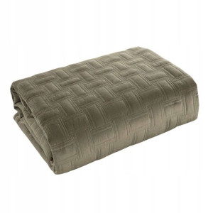 Narzuta 170x210 Pikowana Velvet Ria3 C. Beż