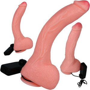 Ogromny Sterowany Penis Z Wibracja