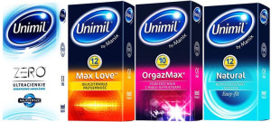 Prezerwatywy Unimil Orgazmax Max Love Zero Natural