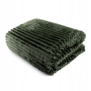 Koc 160x200 Mikrofibra Tłoczona Ardea Pasy 11