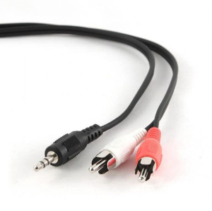 Kabel stereo minijack - 2x RCA (CINCH) 5m Gembird