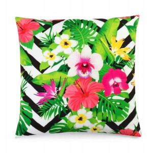 Poszewka 40x40 Dekoracyjna Tropikalna Velvet