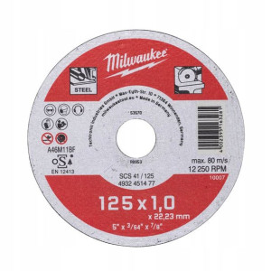Tarcza do cięcia metalu Contractor 125X1 - 1szt. M