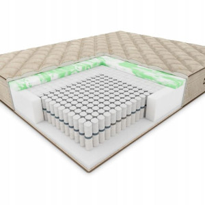 Materac sprężynowy 80x200 eko BREVA HILDING Linen