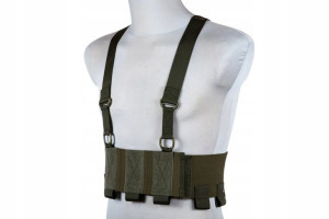 Kamizelka Low-Vis typu Chest Rig - Oliwkowy