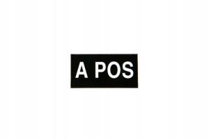 Naszywka - Typ Krwi - A POS