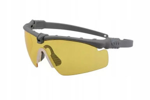 Okulary Tactical - Szary / Żółty