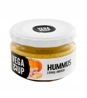 Aromatyczny hummus z dynią i imbirem 200g VEGA UP
