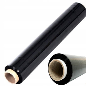 Folia Stretch 1,5kg Czarna Strecz Strech Czarny