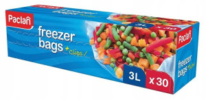 Woreczki Paclan Do Mrożenia Freezer Bags 3L 30 szt